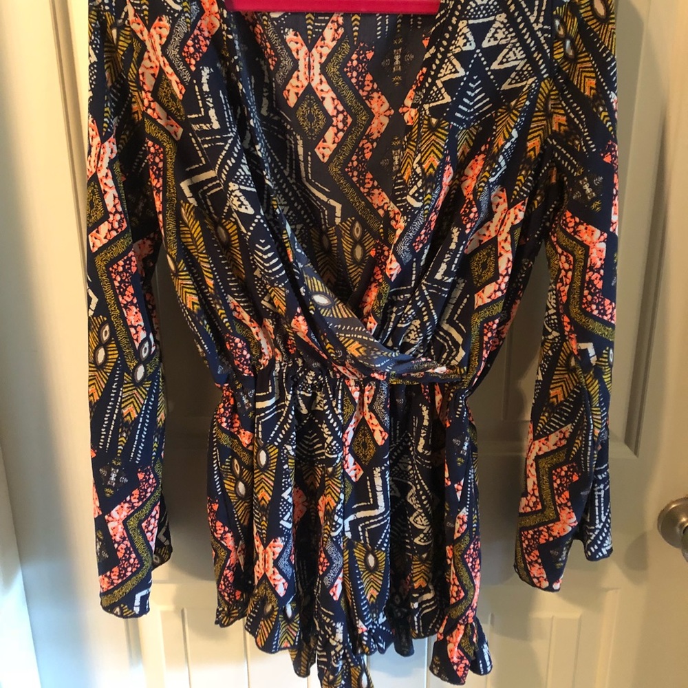 Patterned Romper - image 1